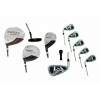 SENIOR XLT MEN'S LEFT HAND GOLF SET: +DRIVER+3WD+HYBRID+6-PW IRONS+PUTTER
